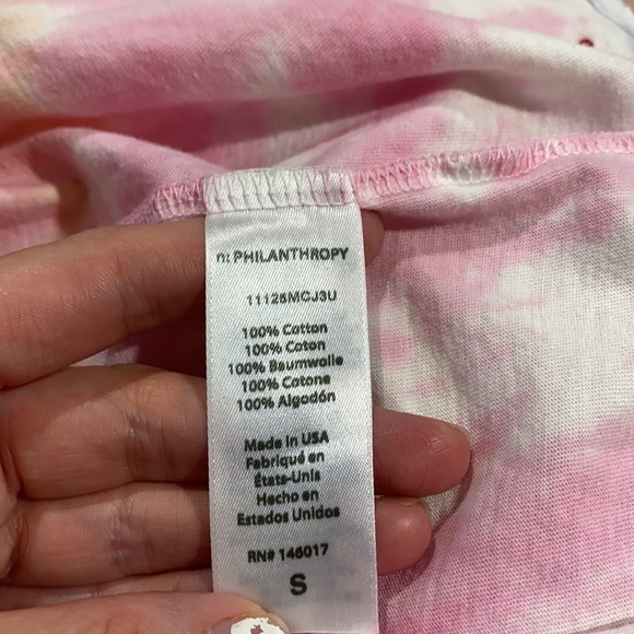 N:Philanthropy Jimmy Tie Dye Distressed Tee sz S - Picture 13 of 13
